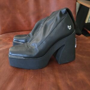 Naked Wolfe Spice Black Stretch Boots